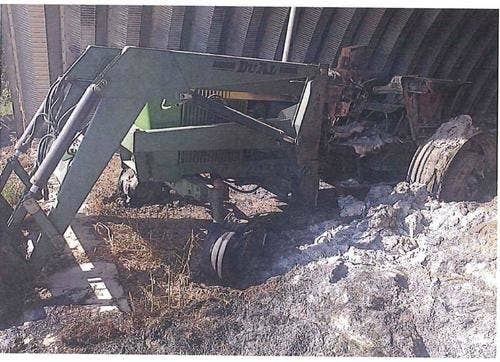 Used John Deere 2950 Tractor parts.