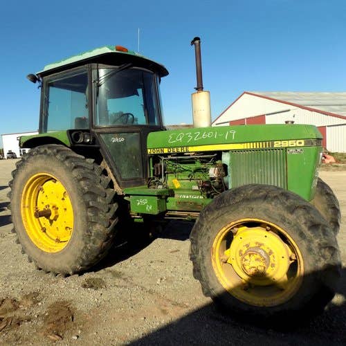 Used John Deere 2950 Tractor parts.