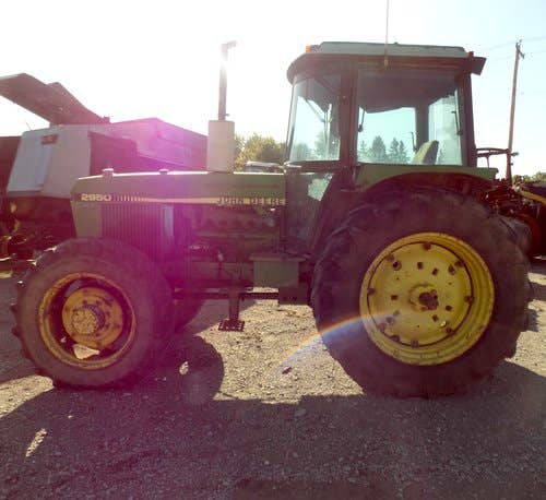 Used John Deere 2950 Tractor parts.