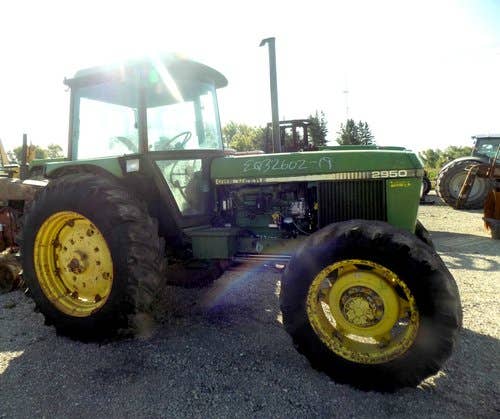 Used John Deere 2950 Tractor parts.