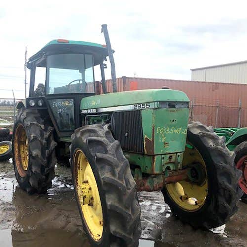 Used John Deere 2955 Tractor parts.