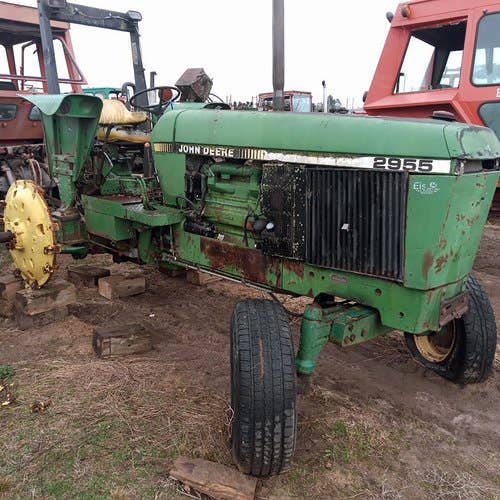 Used John Deere 2955 Tractor parts.