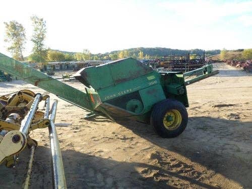Used John Deere 300 Harvester parts.
