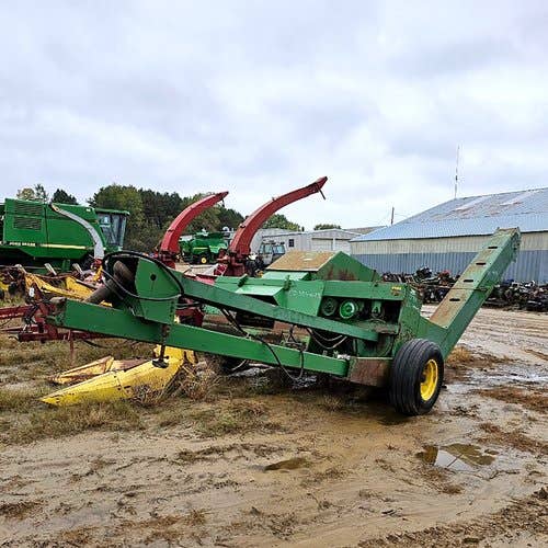 Used John Deere 300 Harvester parts.