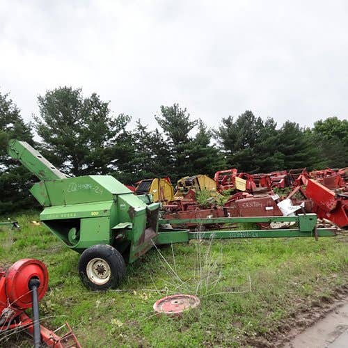 Used John Deere 300 Harvester parts.