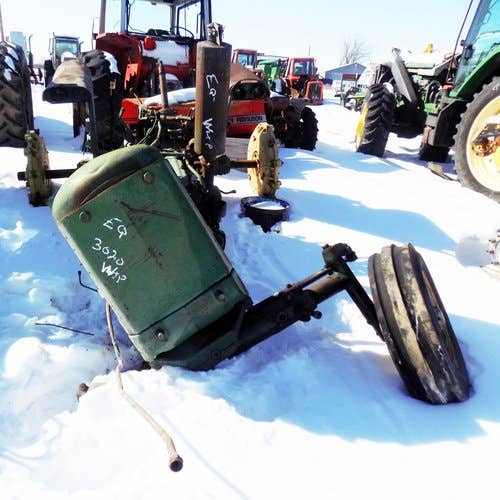 Used John Deere 3020 Tractor parts.