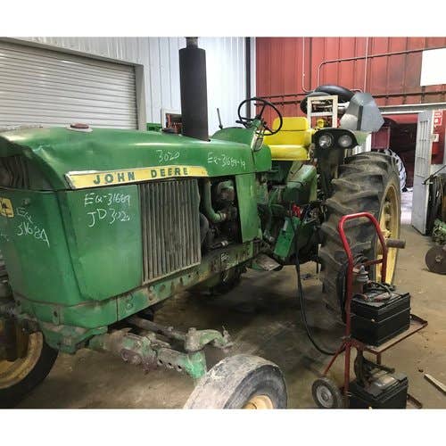Used John Deere 3020 Tractor parts.