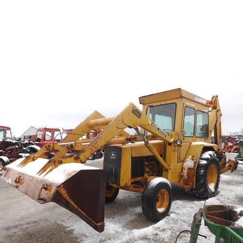Used John Deere 310A Backhoe Loader parts.