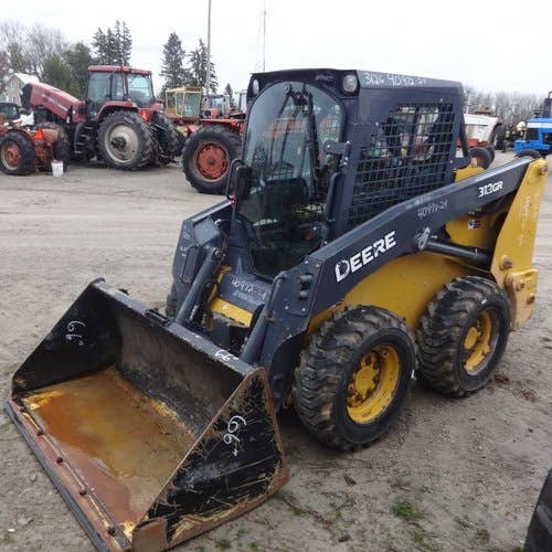 Used John Deere 312GR Skid Steer Loader parts.