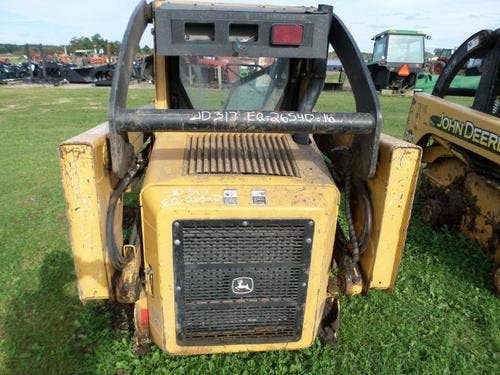 Used John Deere 317 Skid Steer Loader parts.