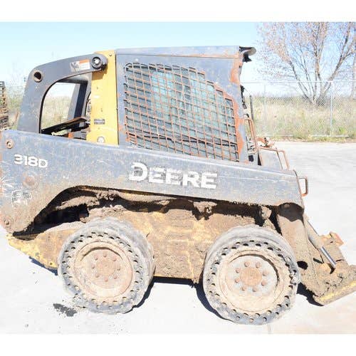 Used John Deere 318D Skid Steer Loader parts.