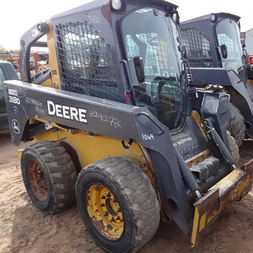 Used John Deere 318D Skid Steer Loader parts.