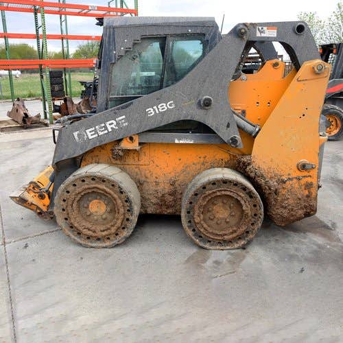 2016 Used John Deere 318G Skid Steer Loader parts.