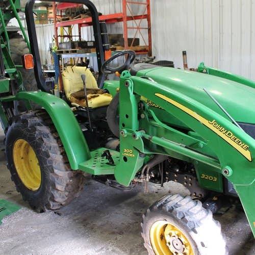 2008 Used John Deere 3203 Tractor parts.