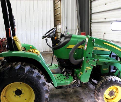 2008 Used John Deere 3203 Tractor parts.