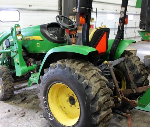 2008 Used John Deere 3203 Tractor parts.