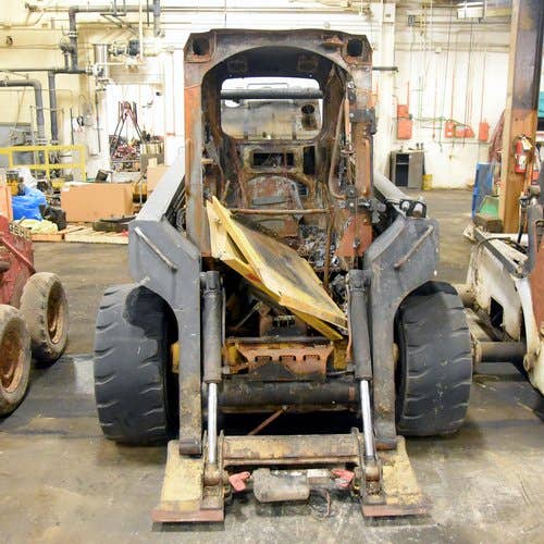 2013 Used John Deere 320D Skid Steer Loader parts.