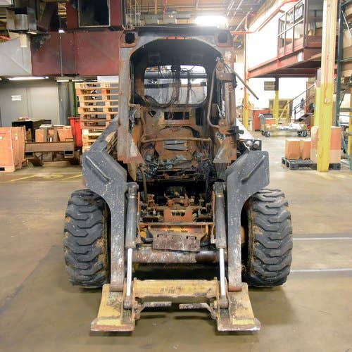 Used John Deere 320D Skid Steer Loader parts.