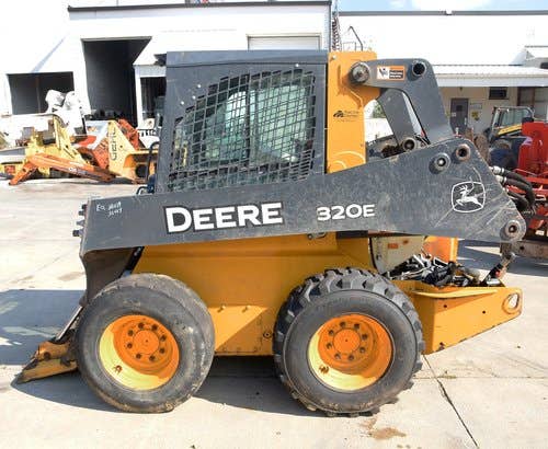 2016 Used John Deere 320E Skid Steer Loader parts.