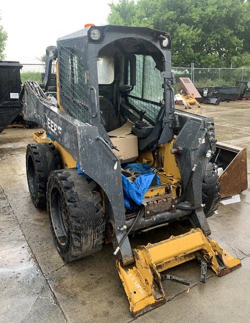 Used John Deere 324E Skid Steer Loader parts.