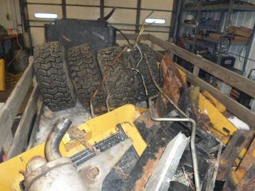 2005 Used John Deere 325 Skid Steer Loader parts.
