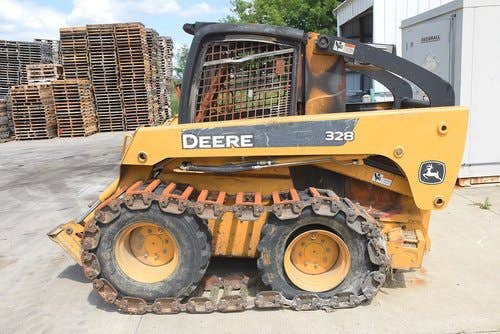 2009 Used John Deere 328 Skid Steer Loader parts.