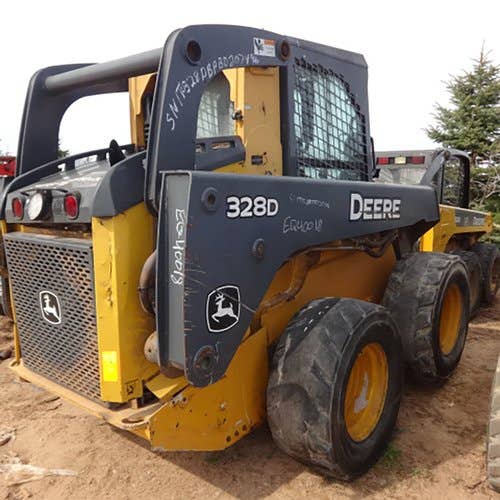 Used John Deere 328D Skid Steer Loader parts.