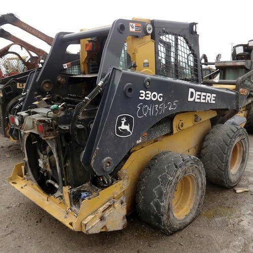 Used John Deere 330G Skid Steer Loader parts.