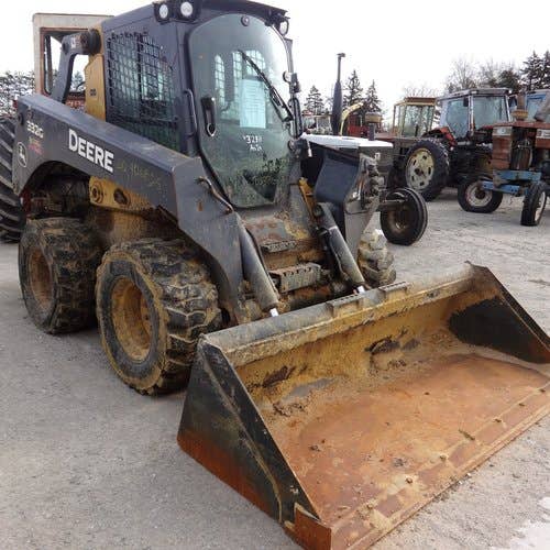 Used John Deere 332G Skid Steer Loader parts.
