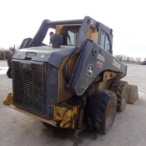 Used John Deere 332G Skid Steer Loader parts.