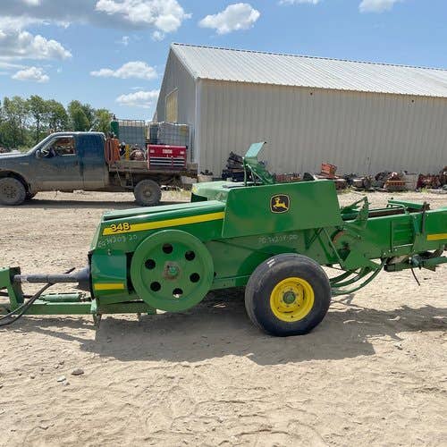 Used John Deere 348 Baler parts.