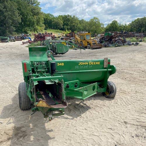 Used John Deere 348 Baler parts.