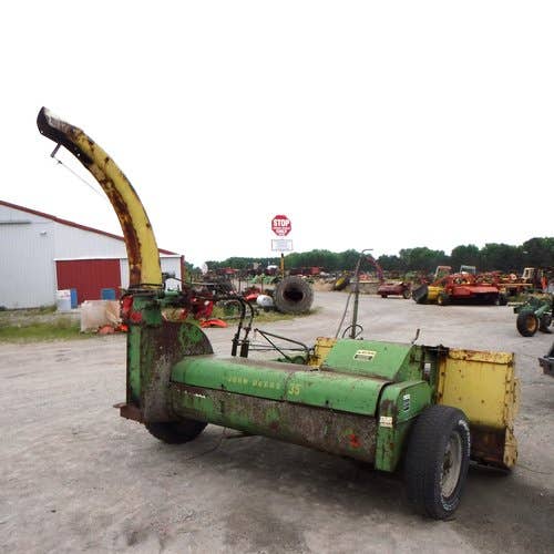 Used John Deere 35 Harvester parts.