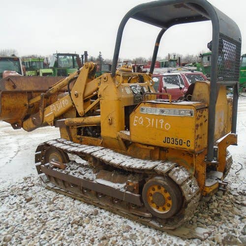 Used John Deere 350C Tractor parts.
