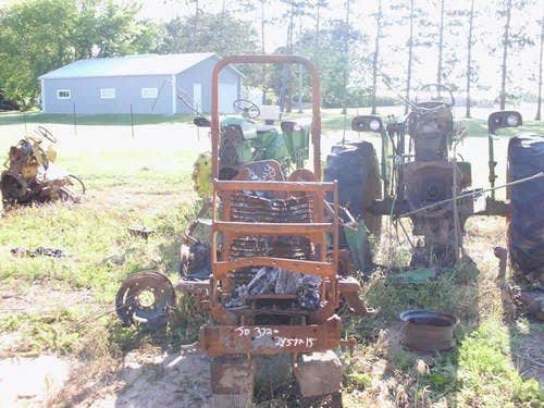 Used John Deere 3720 Tractor parts.