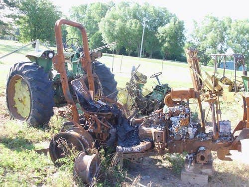 Used John Deere 3720 Tractor parts.