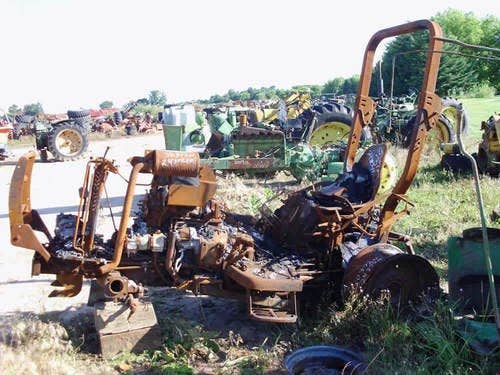 Used John Deere 3720 Tractor parts.