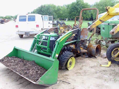 2007 Used John Deere 3720 Tractor parts.