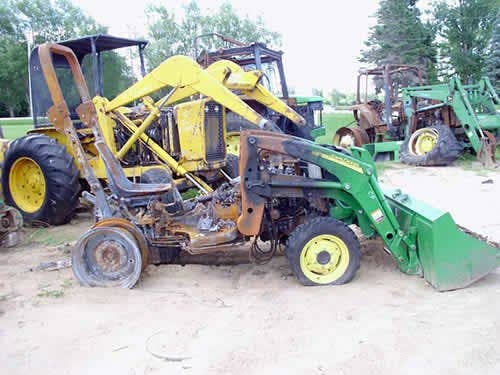 2007 Used John Deere 3720 Tractor parts.