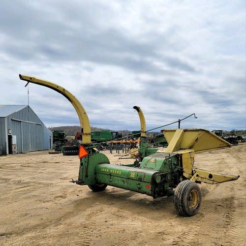 Used John Deere 38 Harvester parts.