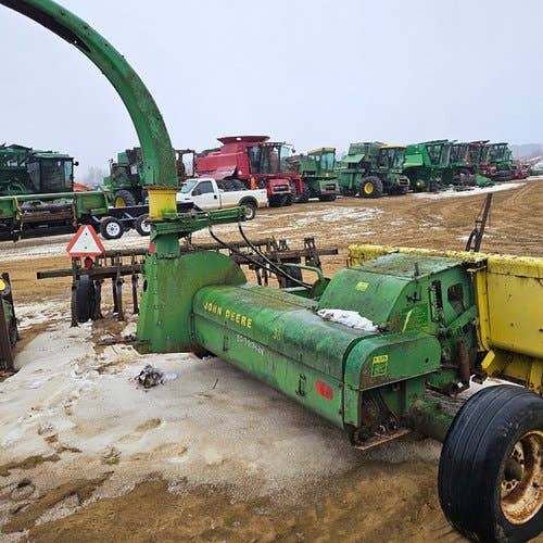Used John Deere 38 Harvester parts.