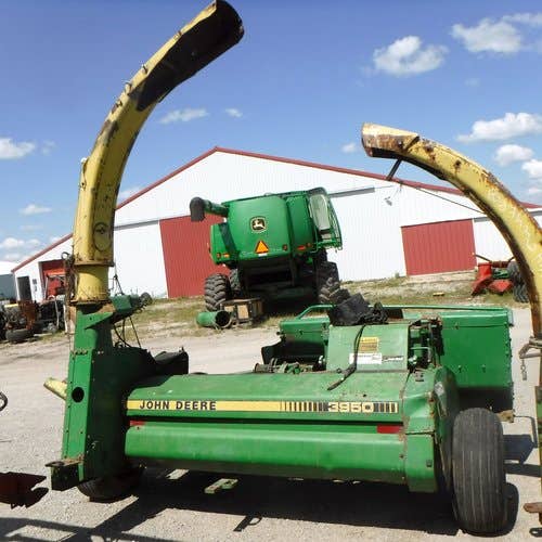 Used John Deere 3950 Harvester parts.