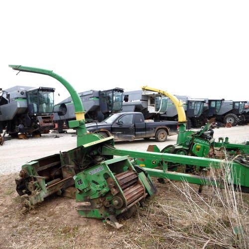 Used John Deere 3960 Harvester parts.