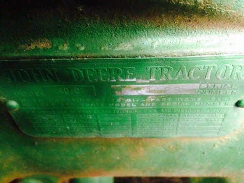1954 Used John Deere 40 Construction & Industrial parts.