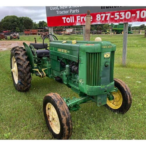 Used John Deere 40 Tractor parts.