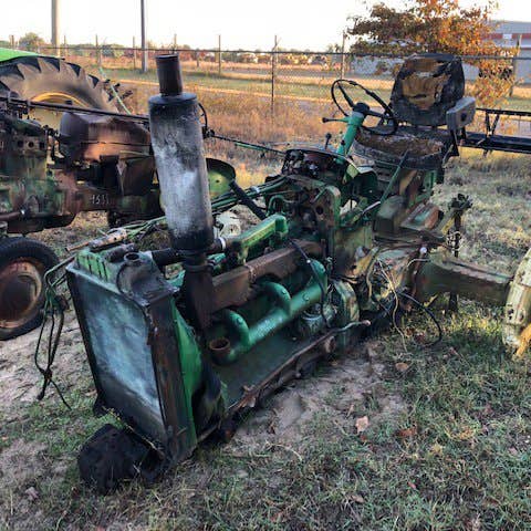 Used John Deere 4010 Tractor parts.