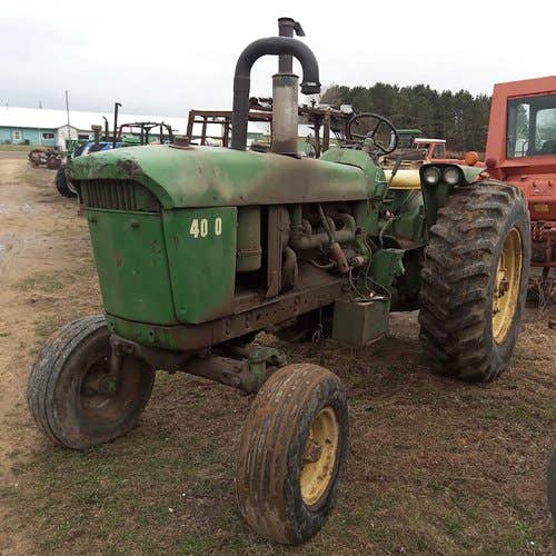 Used John Deere 4010 Tractor parts.