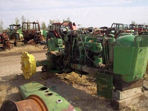 Used John Deere 4020 Tractor parts.