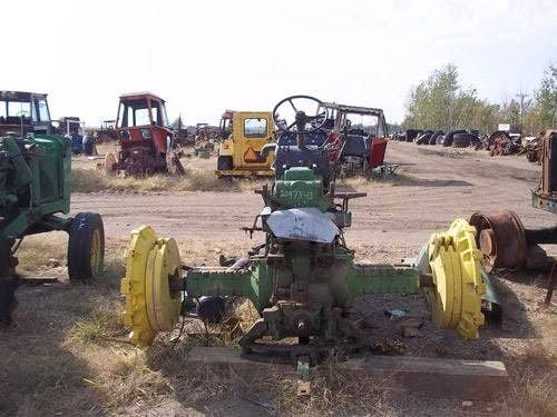 Used John Deere 4020 Tractor parts.