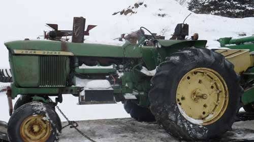 Used John Deere 4020 Tractor parts.